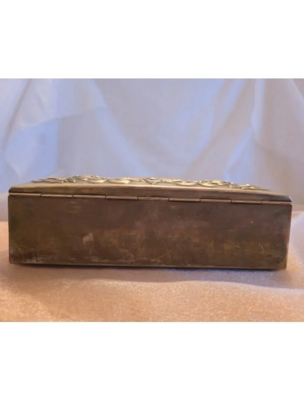 Godinger vintage silver plated jewelry box wedding anniversary graduation gift
